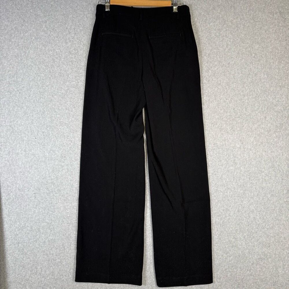 Brand New Express Editor Women's Size 6 Black High Waisted Flared Pants Dress - Picture 10 of 11